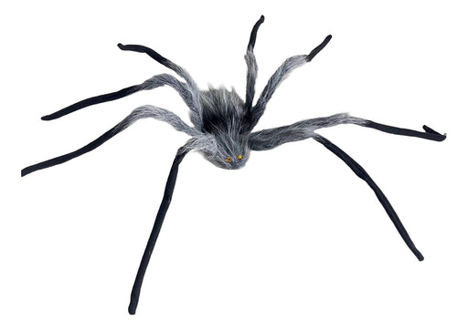 Halloween Gray Hairy Spider 43" | 1 ct