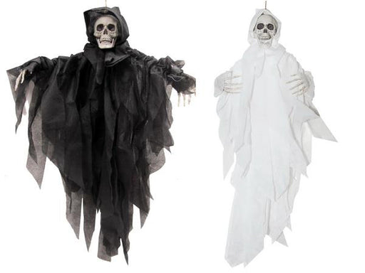 Halloween Black or White Hanging Reaper 30" | 1 ct