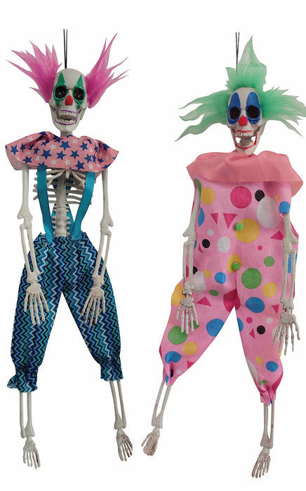 Halloween Skeleton Clown Assorted 16" | 1 ct