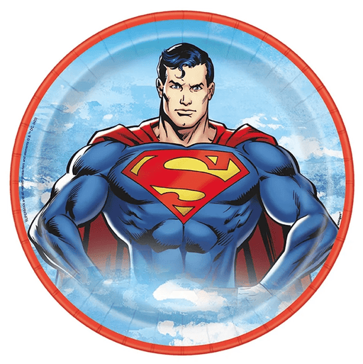 Superman Paper Plates 9in | 8ct