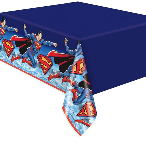 Plastic Superman Tablecover | 1ct
