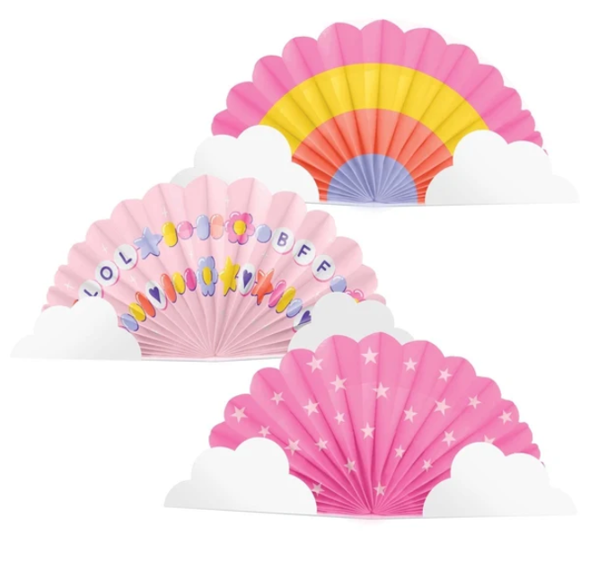 Sweet Dreams Accordion Fan Centerpieces | 3ct