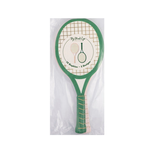 Tennis Racket Napkin Set | 18ct