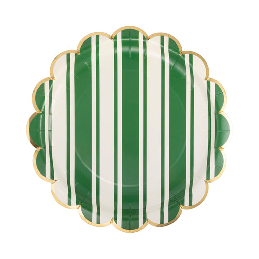 Tennis Striped Plate | 8ct