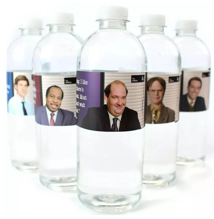 The Office Water Bottle Label Stickers | 16ct
