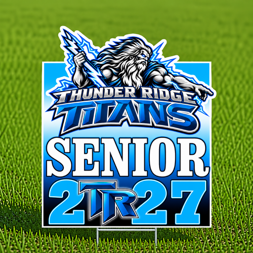 Thunder Ridge High School 2027 SR Yard Sign 22"x28" | 1ct