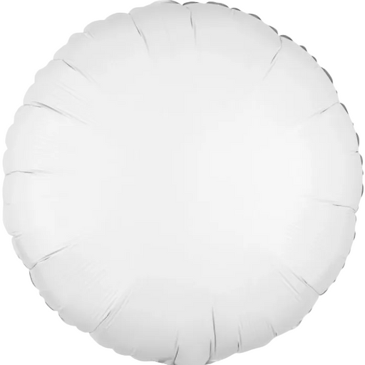 18" White Round Mylar | 1ct