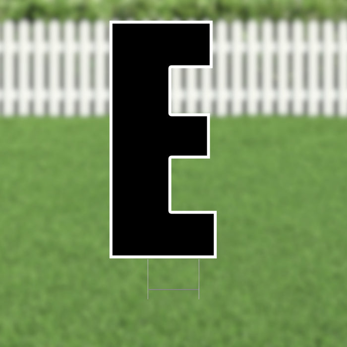 Yard Card Black Letter (21.5") | 1ct