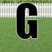 Yard Card Black Letter (21.5") | 1ct