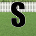 Yard Card Black Letter (21.5") | 1ct