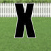 Yard Card Black Letter (21.5") | 1ct