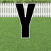 Yard Card Black Letter (21.5") | 1ct