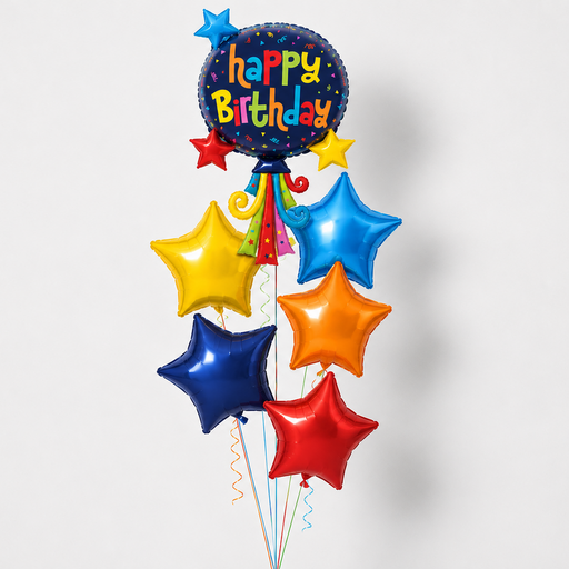 You're The Birthday Star Bouquet | 6pc