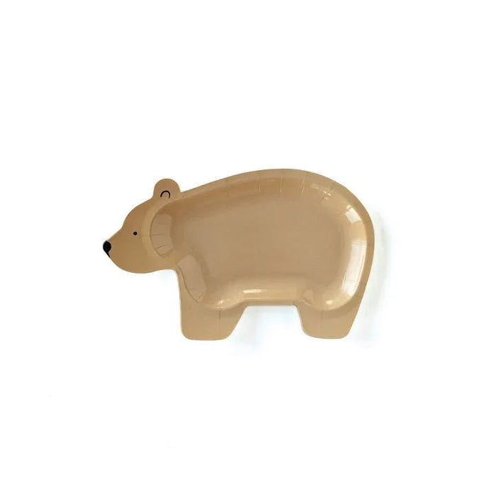Adventure Birthday Bear Shaped Plate, 9.5" | 8 ct - Zurchers