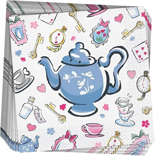 Alice In Wonderland Lunch Napkins | 16ct