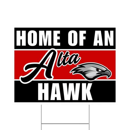 Alta High School Spirit Yard Sign 24" x 18" | 1 ct