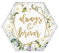 Always & Forever Geometric Mylar Balloon, 18" | 1 ct - Zurchers