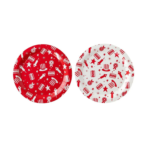 Americana Icon Paper Plates  9" | 8 ct