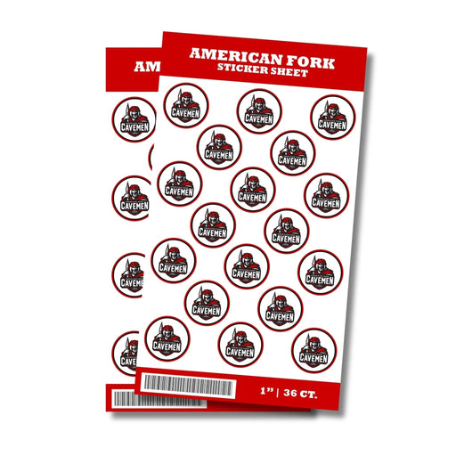 American Fork High School Sticker Seal 1" | 36 ct