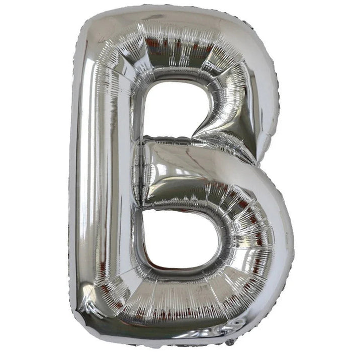 Silver Jumbo Letter Metallic Balloon 34" | 1 ct. - Zurchers