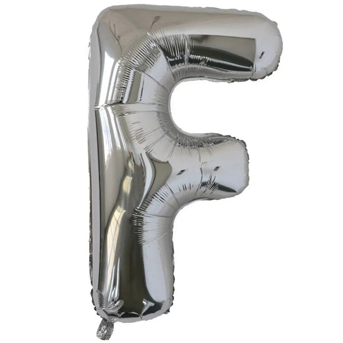 Silver Jumbo Letter Metallic Balloon 34" | 1 ct. - Zurchers