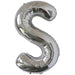 Silver Jumbo Letter Metallic Balloon 34" | 1 ct. - Zurchers