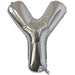Silver Jumbo Letter Metallic Balloon 34" | 1 ct. - Zurchers