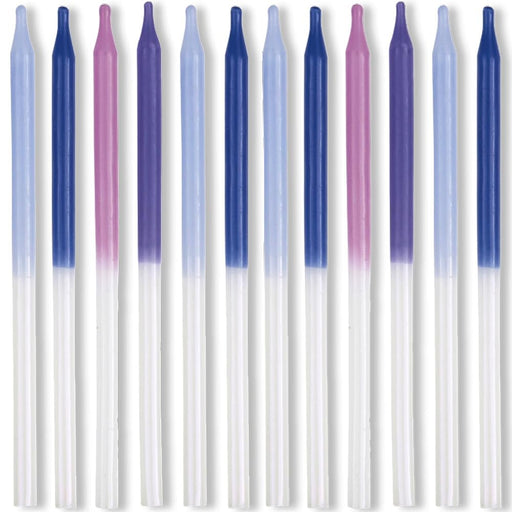 Assorted Iridescent Dipped Birthday Candles | 12ct