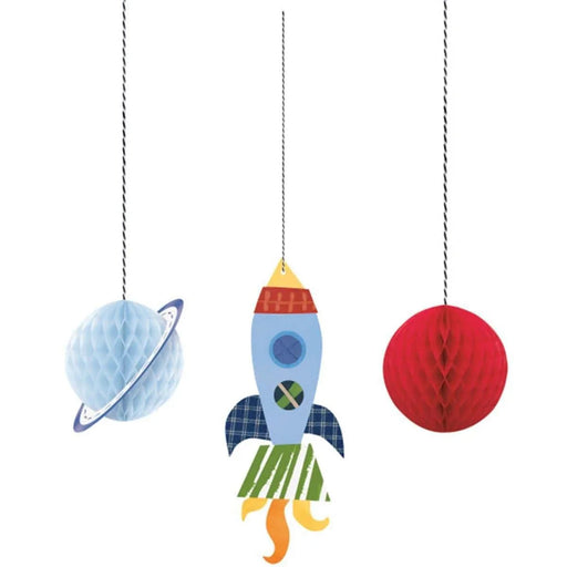 Assorted Outer Space Hanging Decoration | 3ct
