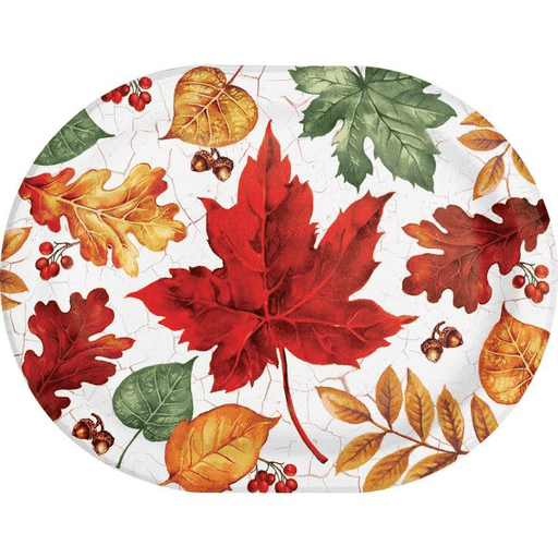 Autum Air - Oval Platter 12" X 9" 8 Ct