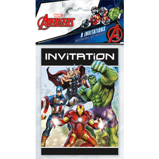 Avengers Invitations | 8ct