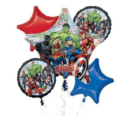 Avengers Unite Mylar Balloon Bouquet | 5 pcs