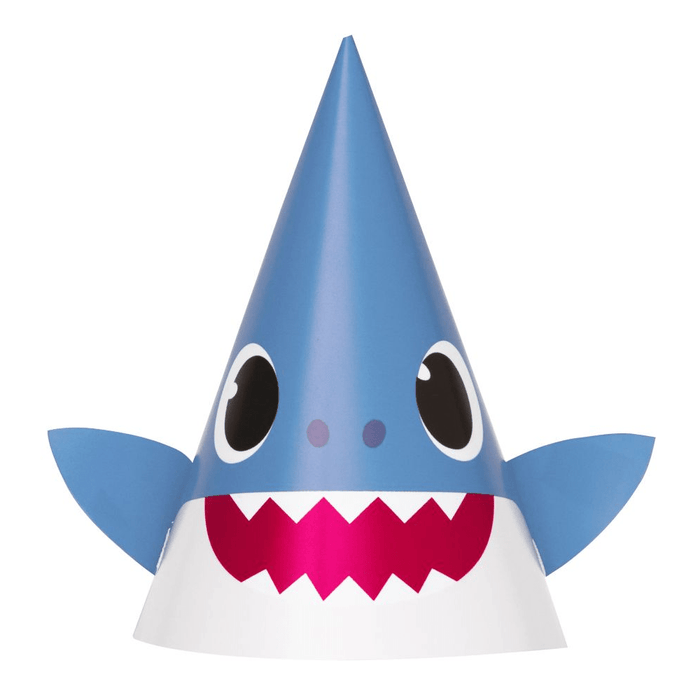 Baby Shark Party Hats | 8ct - Zurchers