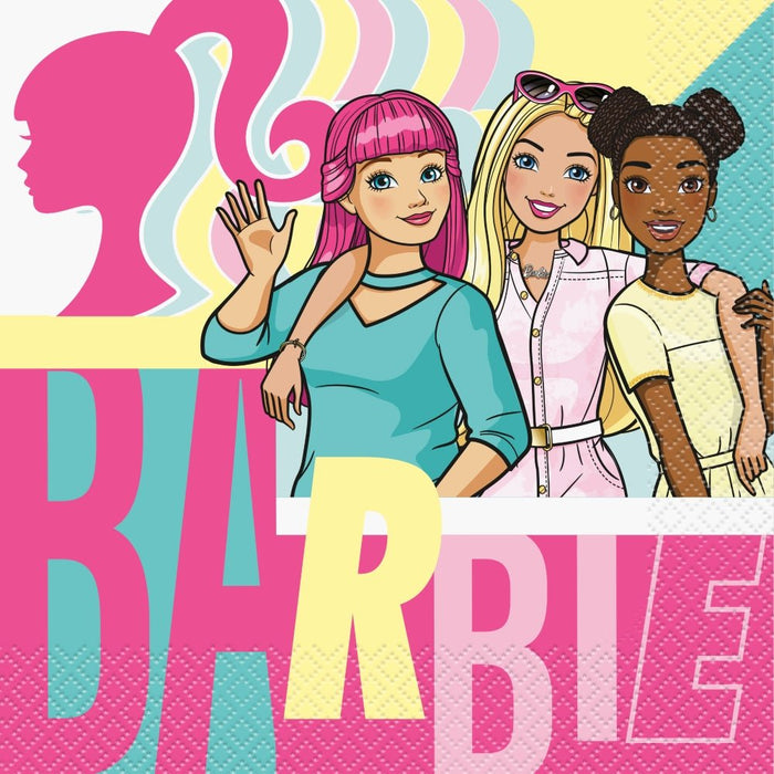Barbie Lunch Napkins | 16ct - Zurchers
