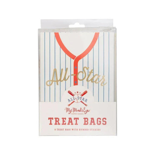 Baseball Jersey Treat Bags 8" | 8ct