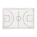 Basketball Court Shaped Paper Plates 11" | 8 ct - Zurchers