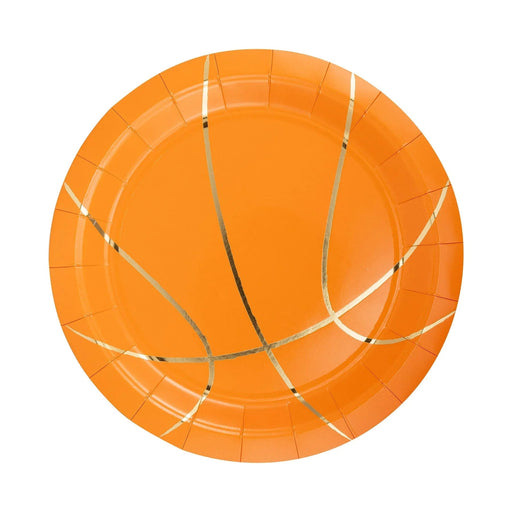 Basketball Paper Plate 9" | 8 ct