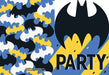 8ct Invitations Batman - Party Supplies