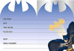 8ct Invitations Batman - Party Supplies