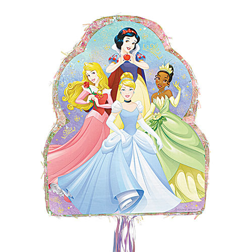 A 17.5" Disney Princess Pull String Piñata.