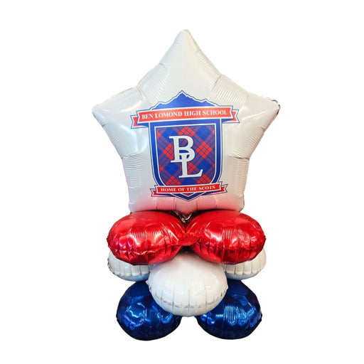 Ben Lomond High School Air-filled Balloon Quad 17" | 1ct