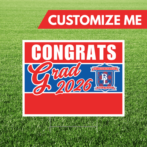 Ben Lomond High School Custom Name Grad Yard Sign 24" x 18" | 1 ct