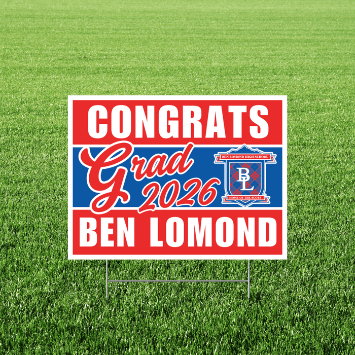 Ben Lomond High School Grad Yard Sign 24" x 18" | 1 ct - Zurchers