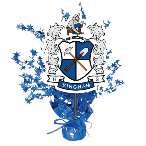 Bingham High School Centerpiece Spray 14" | 1 ct