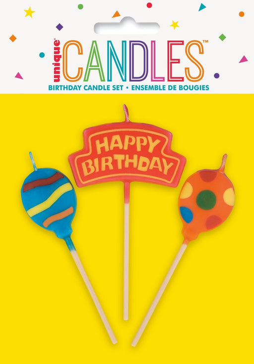 Birthday Balloon Set Birthday Candle | 1ct