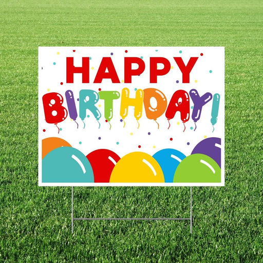 Birthday Celebration Yard Sign 24x18" | 1ct