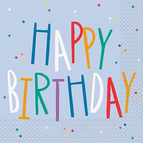 16ct Lunch Napkins Birthday Mayhem