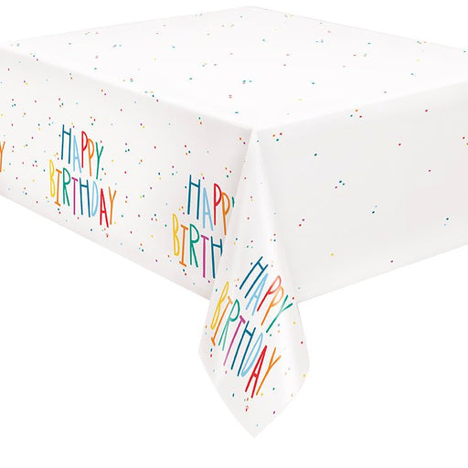 Birthday Mayhem Plastic Tablecover | 1ct