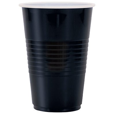50ct 16oz Cup Black - Party Supplies