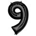 Black Jumbo Number Balloons 34" | 1 ct - Zurchers